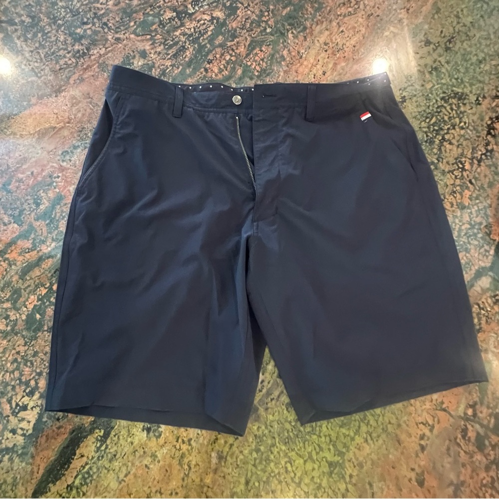 FootJoy Men's Navy Flat Front Shorts